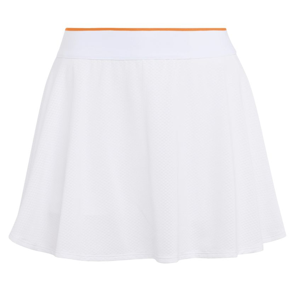 Женская теннисная юбка Adidas Tennis Climacool Pro - white/orange