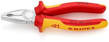 Плоскогубцы комбинированные, 180 мм, KNIPEX 03 06 180 KN-0306180