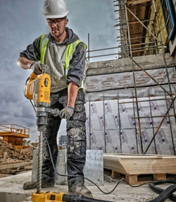 Сетевой перфоратор DEWALT D25733K-QS, SDS-Max, 1600 Вт, 13,3 Дж, бетон 48 мм, кейс
