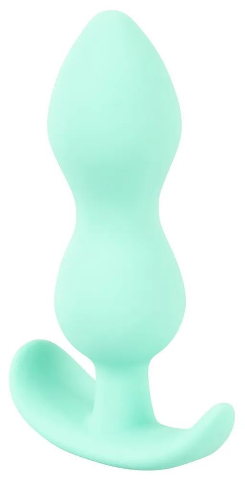 Аквамариновая анальная втулка Mini Butt Plug - 8,2 см. (Цвет: аквамариновый)