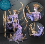Deep One Глубоководный шаман Жрец морского народа Монстр Существо Чудовище  миниатюра для dnd, днд, pathfinder, фентези, Настольная игра, НРИ, Варгейм, РПГ