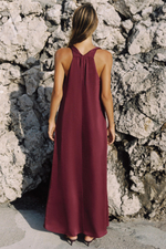 ДЛИННОЕ АТЛАСНОЕ ПЛАТЬЕ — ZARA