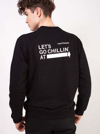Толстовка Cool Penguin Chillin (Черная)