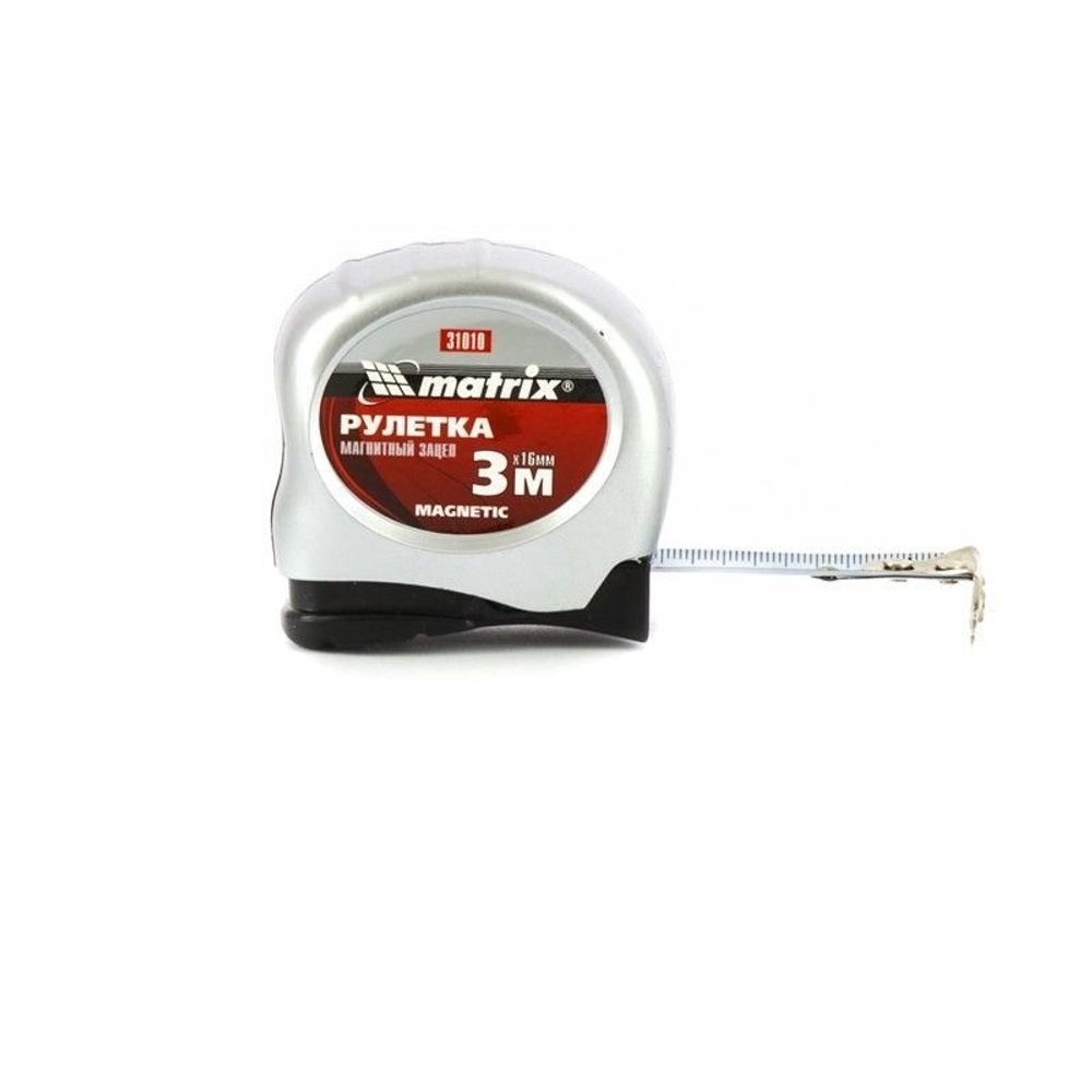 Рулетка Magnetic 3м*16мм, магнитный зацеп 31010