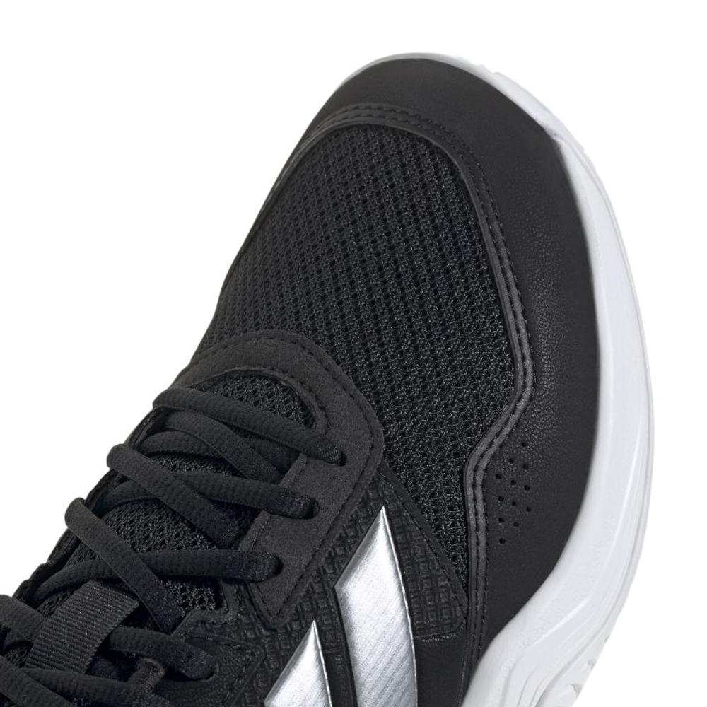 Женские теннисные кроссовки Adidas GameCourt 3 W - core black/silver metallic/cloud white
