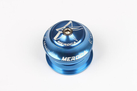 Рулевая колонка MEROCA MH4402, 44 мм, 1-1/8, пром подшипник, 120 гр. (Цв.Синий)
