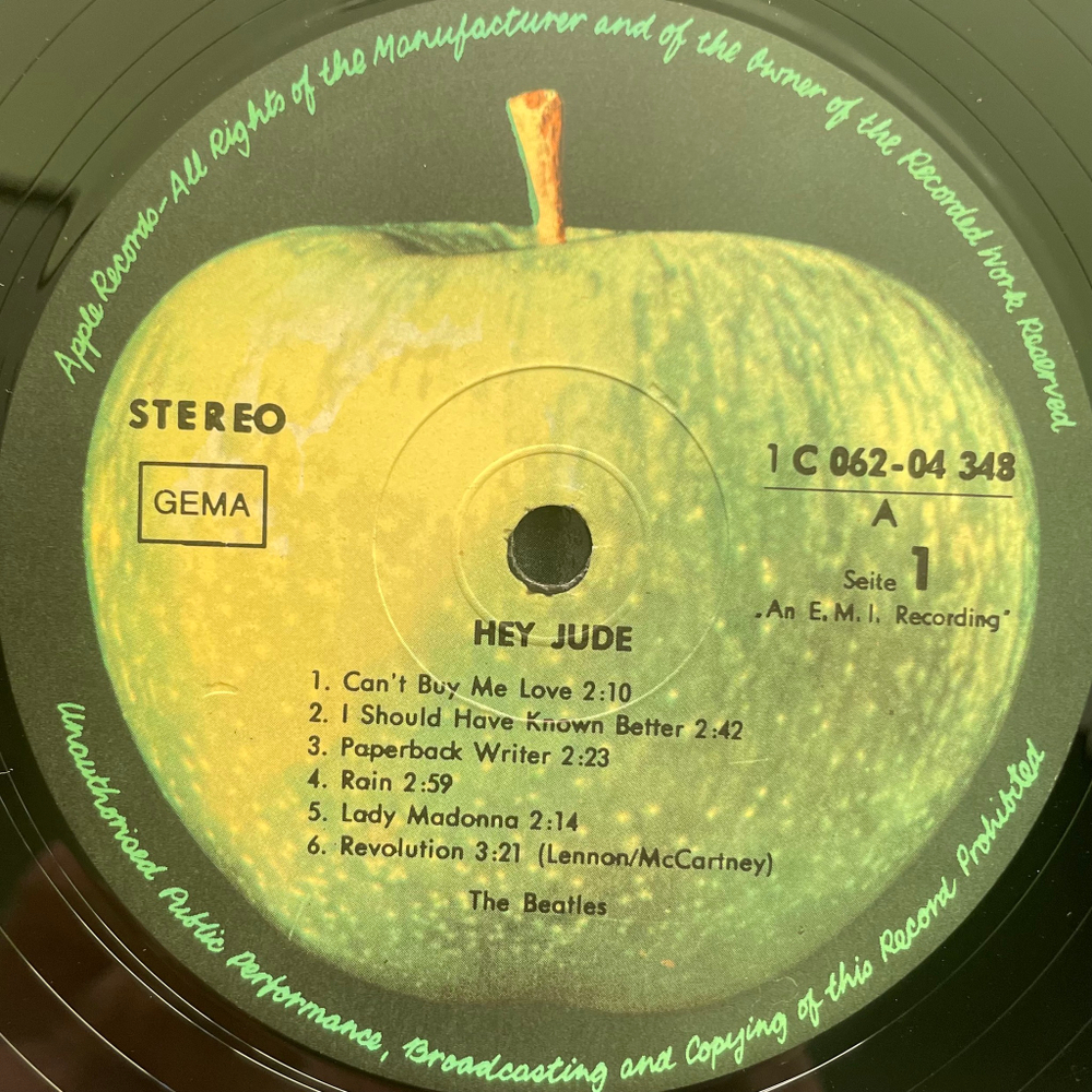 Виниловая пластинка The Beatles ‎– Hey Jude LP
