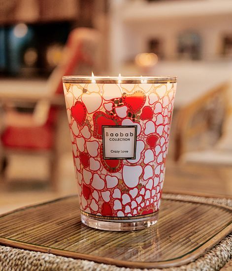 Crazy love, свеча MAX 16 Valentine`s day selection, Baobab Collection