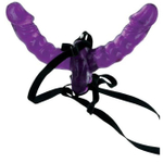 Страпон Double Delight Strap-on Двойное Удовольствие (Цвет: Сиреневый)