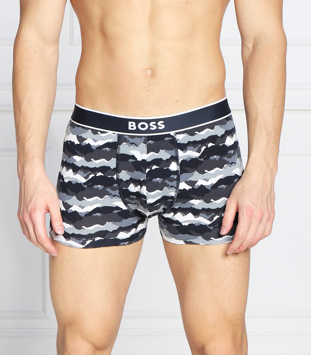трусики-боксеры trunk 24 print BOSS BLACK - серый(50479053)