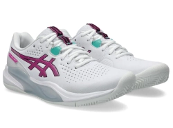Теннисные кроссовки Asics Gel-Challenger 15 Clay - white/digital sakura