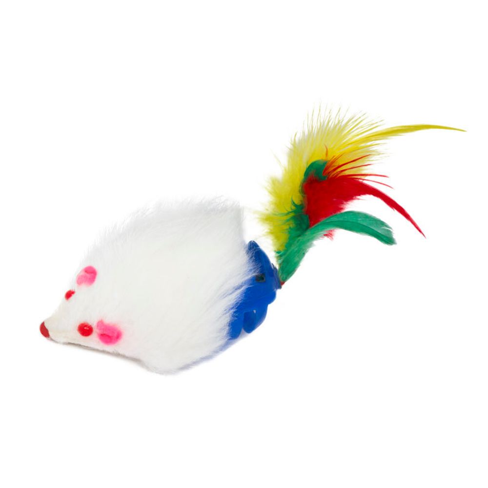Игрушка для кошек Triol "Мышь-шар с колокольчиком", 70-75мм, 3шт