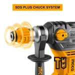 Перфоратор SDS-Plus INGCO RH150028 INDUSTRIAL 1500 Вт 5,5 Дж