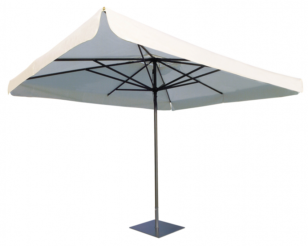 Зонт профессиональный 3х4 м Scolaro Napoli Standard, антрацит, слоновая кость
