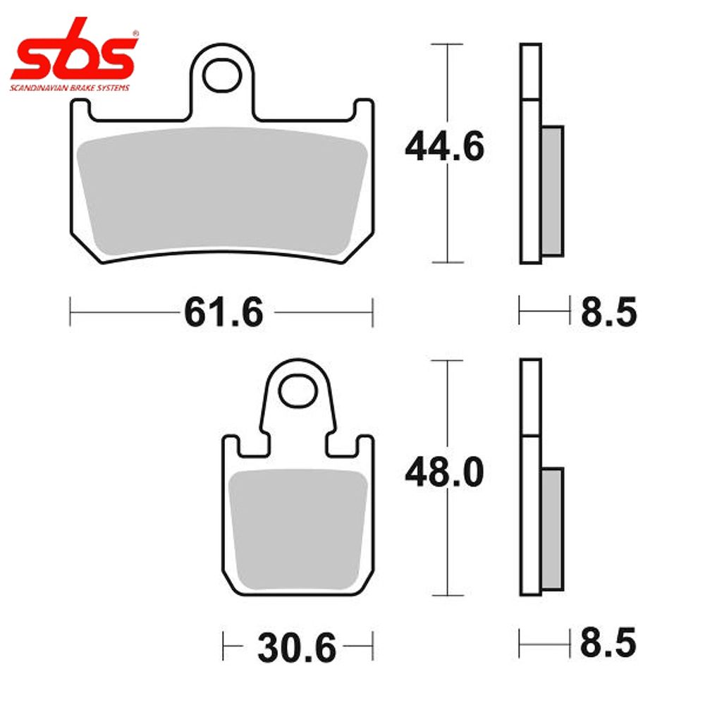 SBS 839RS тормозные колодки передние