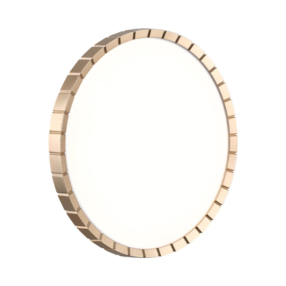 7648/DL PALE SN 142 Светильник пластик/белый/золотой LED 48Вт 4000К D385 IP43 ATABI GOLD