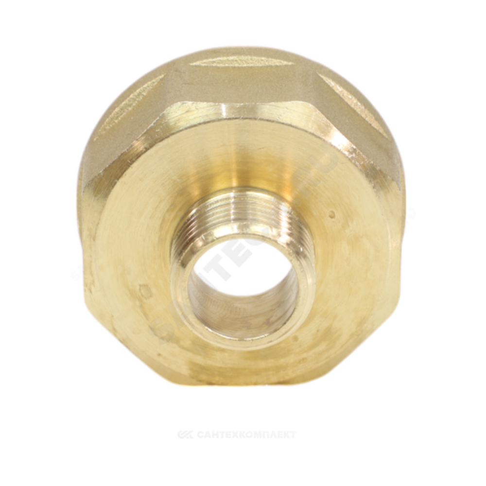 Переход латунь Ду 10х8 (3/8"х1/4") ВР/НР VALFEX VF.592.L.038.014