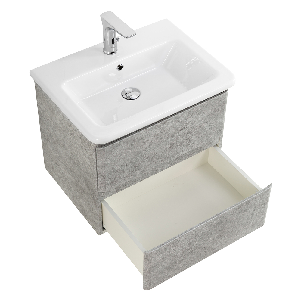 Тумба подвесная с керамической раковиной BelBagno ALBANO-CER-600-2C-SO-CVG