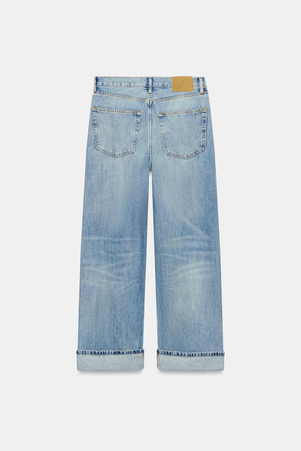 ДЖИНСЫ BAGGY СО СРЕДНЕЙ ПОСАДКОЙ — ZW COLLECTION — ZARA