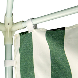 Стенка для садового тента Green Glade 1,95х2,95м полиэстер с окном зеленая