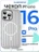 Чехол накладка iPhone 16 Pro 6.3" Gurdini Ocean Case (11) Metalic серебро
