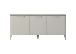 Тумба Type oak 3 двери ширина 160 см (серо-бежевый)