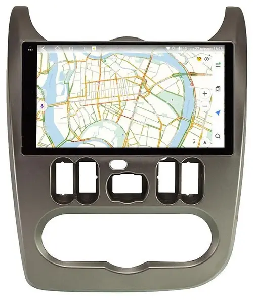 Магнитола для Renault Sandero 2010-2014 - Vaycar VA63-0753-2K на Android 13, Быстрая, 2K QLED, CarPlay, 4G SIM-слот