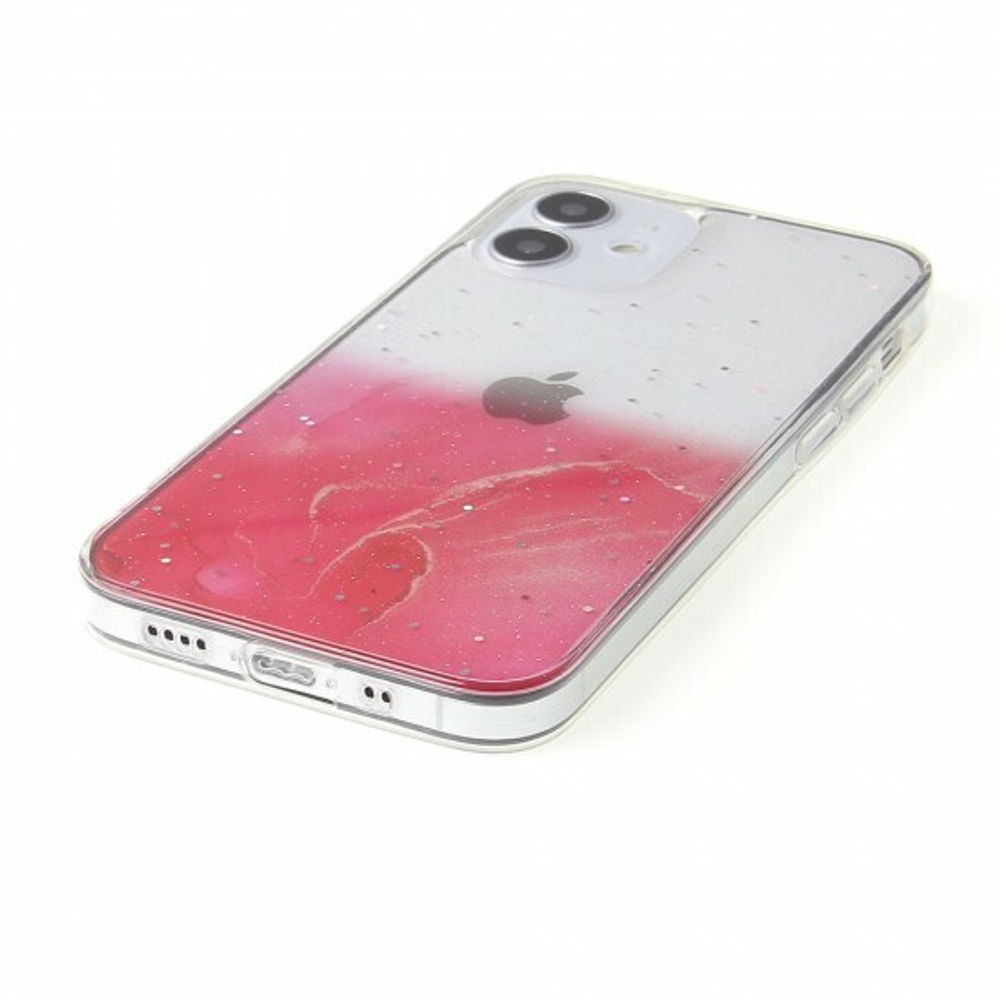 Силиконовый чехол Акварель для iPhone 12 Mini, 011857