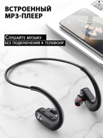 Спортивные наушники со встроенным MP3-плеером BENJIE BJ-S10, 32 Гб