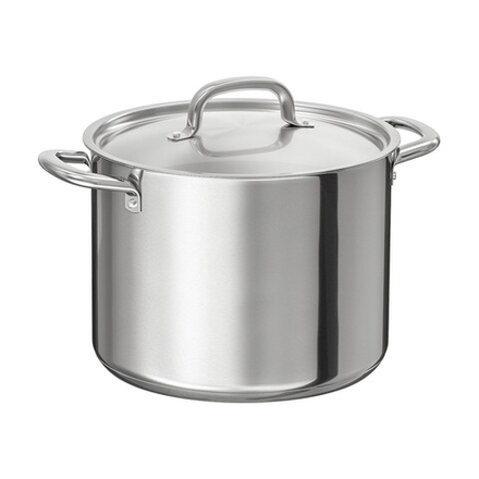 IKEA 365+ Кастрюля с крышкой, нержавеющая сталь, 8,0 л