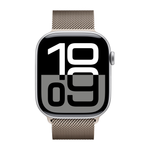 Умные часы Apple Watch Series 10 GPS, 46mm, Silver Aluminium Case with Milanese Loop, Natural