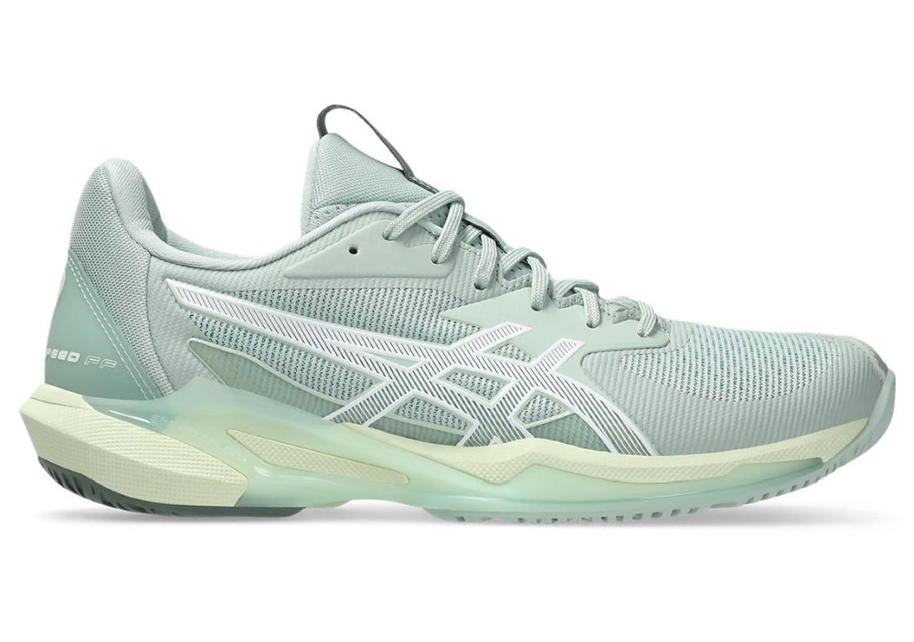 Женские теннисные кроссовки Asics Solution Speed FF 3 - lichen rock/white