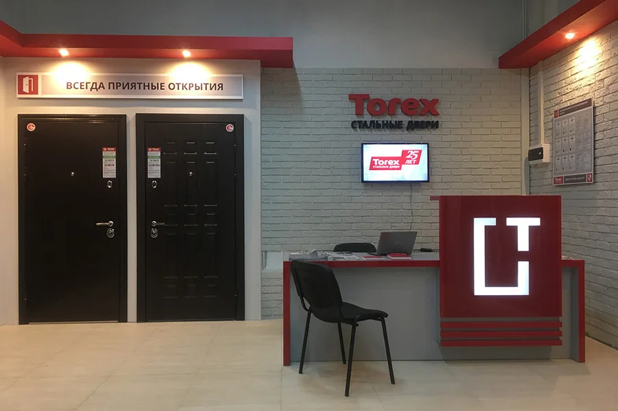 Открытие нового магазина стальных дверей Torex
