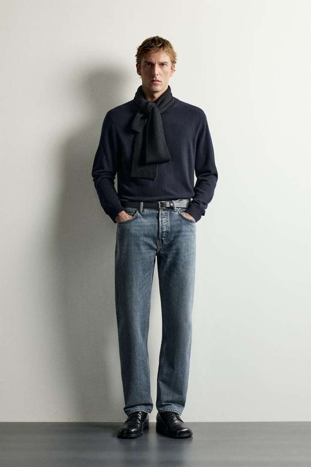 ZARA ДЖИНСЫ STRAIGHT FIT, ИНДИГО