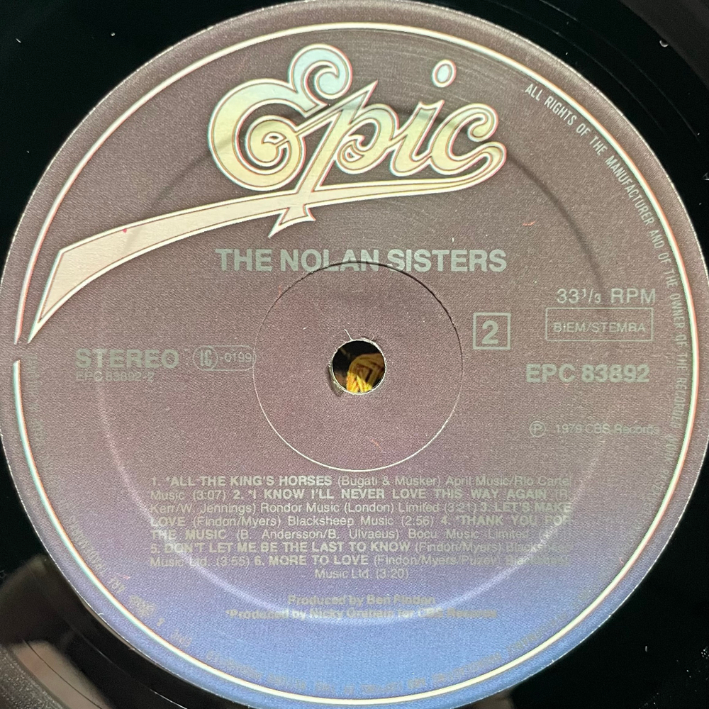 The Nolan Sisters ‎– The Nolan Sisters (Голландия 1979г.)