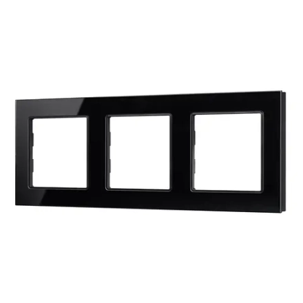 Рамка стеклянная FRM-GLARE-GS-3-BK (Arlight, -)