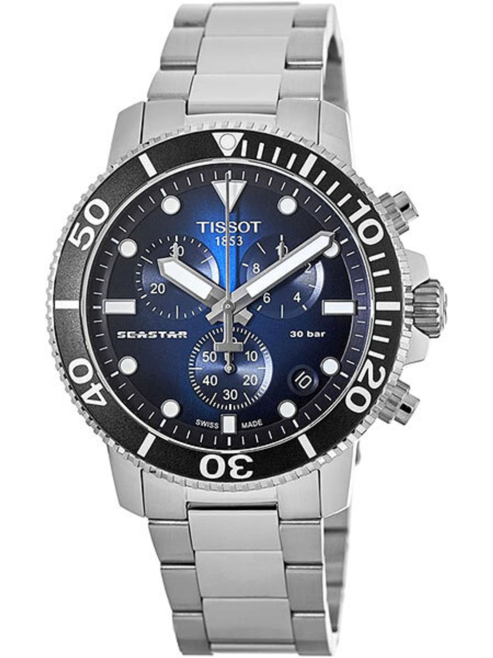 Швейцарские наручные часы Tissot T-Sport Seastar T120.417.11.041.01 с хронографом