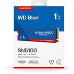 Твердотельный накопитель SSD 1TB WD Blue SN5100, NVMe, M.2 2280, PCI-E 4x4 [R/W - 7100/6700 MB/s]