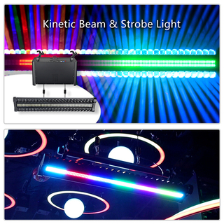 Кинетическая панель с эффектом Beam + Strobe, на 2-х лебедках — 1200 Вт Tilt 0-270° IP33