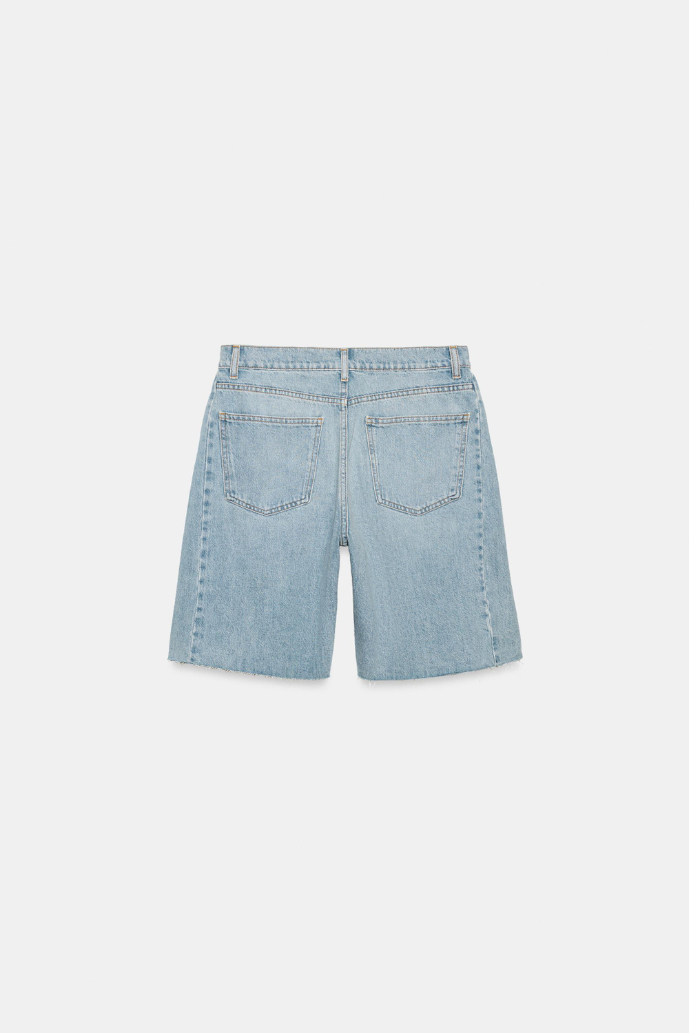 ДЖИНСОВЫЕ ШОРТЫ RELAXED СО СРЕДНЕЙ ПОСАДКОЙ — ZW COLLECTION — ZARA