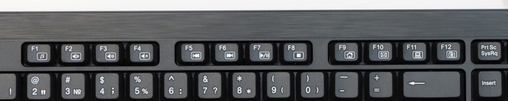 Клавиатура проводная BaseTech KB101, черный, Retail, мембранная, 1.4м (BT-KB101B)