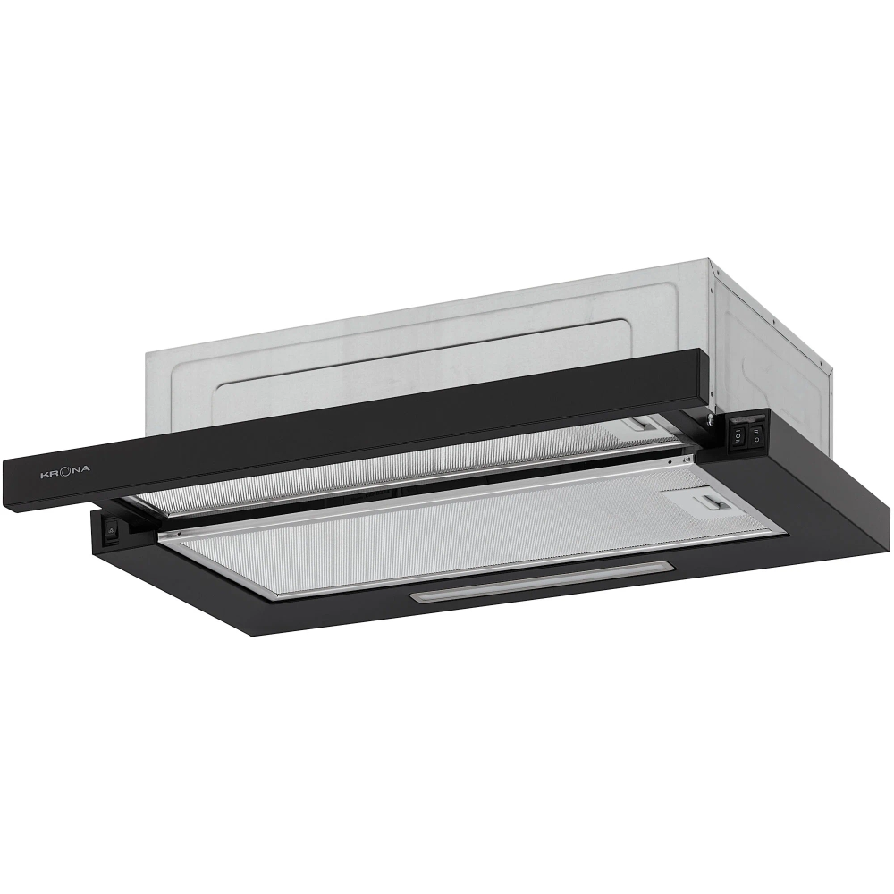 Встраиваемая вытяжка Krona KERRY 600 BLACK PB V2