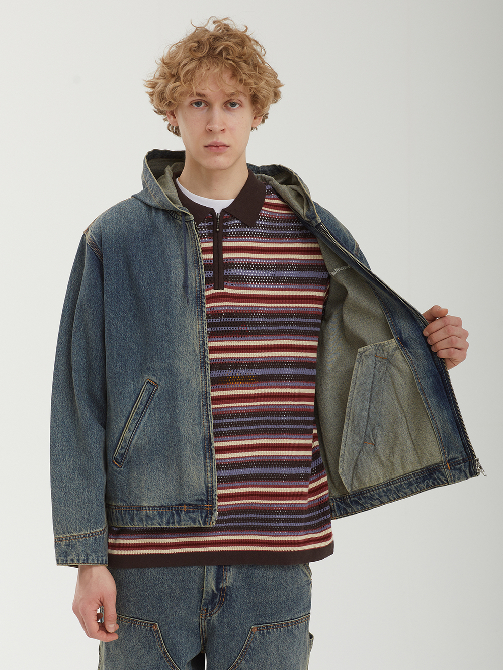 Мужская Куртка Washed Carpenter