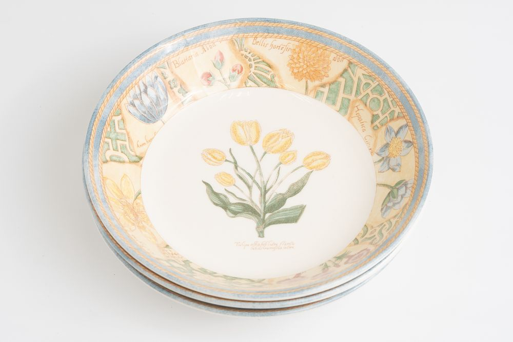 Набор из трех глубоких тарелок «Садовый лабиринт» (Garden Maze) из серии Wedgwood Home