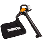 Воздуходувка-пылесос аккумуляторная бесщеточная WORX WG583E, 40 В, 4 Ач х2, ЗУ 2А x2, коробка