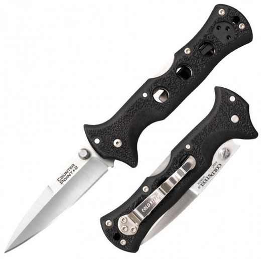 Складной нож Cold Steel "Counter Point 2" 440C c клинком из стали 440C, рукоять Grivory (Griv-Ex)