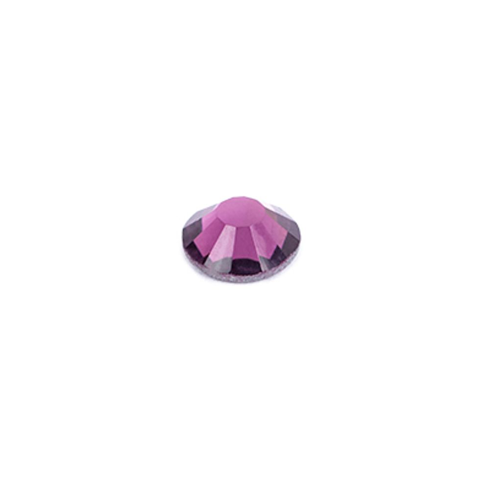 Стразы клеевые стекло 2.4 мм, 360 шт, SS08 №26 сиреневый (Amethyst), Zlatka ZRTG-0872