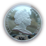 О-ва Кука 10 долларов 2007 Франция Эйфелева башня Мировые памятники 3D СЕРЕБРО