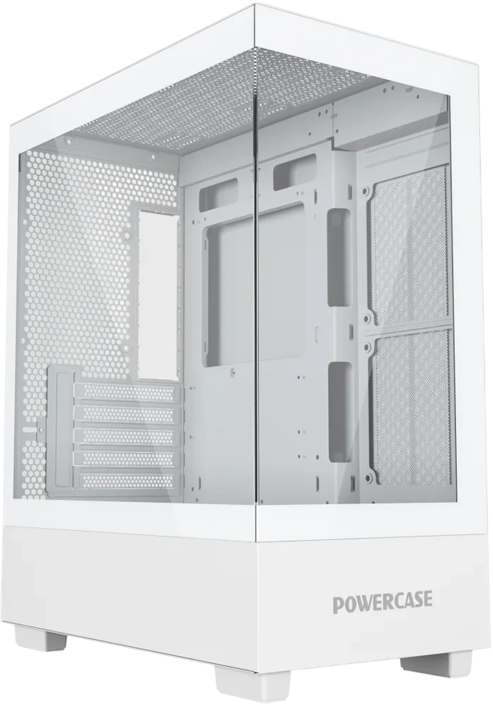 Корпус Powercase Vision Micro M TG White (CVMMW-L0)
