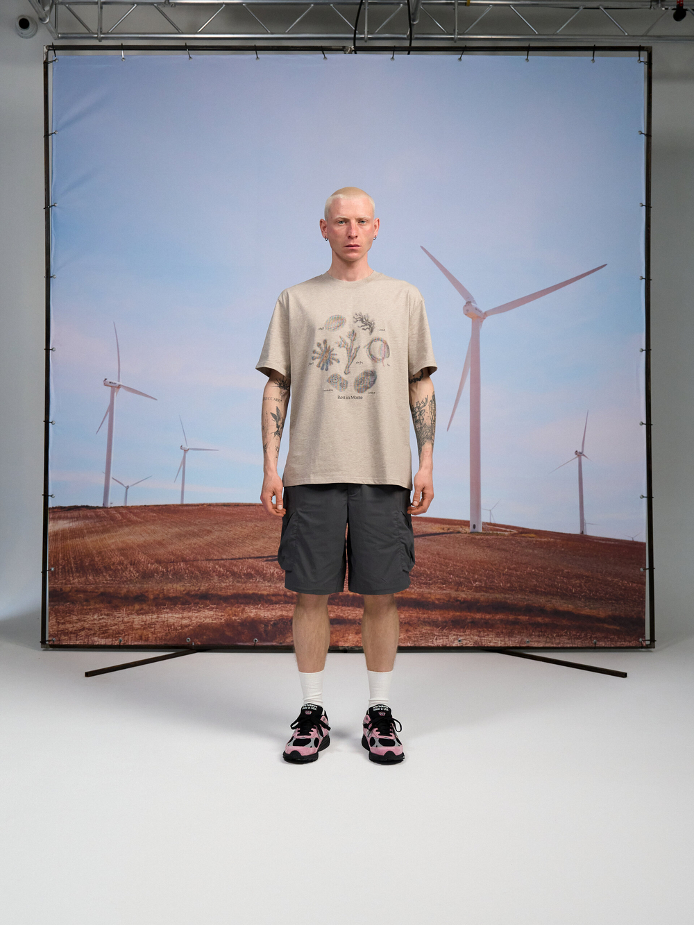 Шорты Nothomme Blue Monte LanQi Work Shorts "Rock-Face Grey"